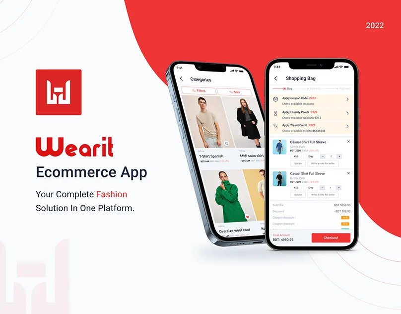 Wearit โ Ecommerce Mobile App
